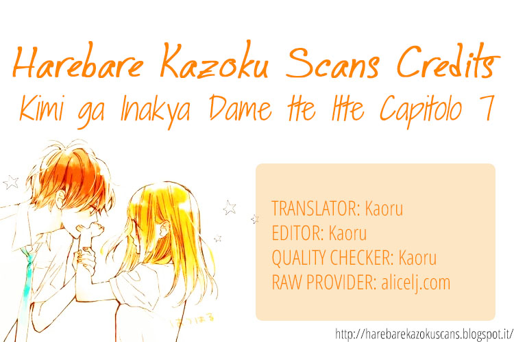 Kimi ga Inakya Dame tte Itte-Volume 2 Chapter 7